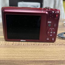 №98　Nikon　ニコン　COOLPIX　S3400　レッド　コンパクトデジタルカメラ【中古・美品】_画像3