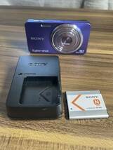 №97　SONY　ソニー　Cyber-shot　DSC-W570　パープル　【中古・美品】 _画像1