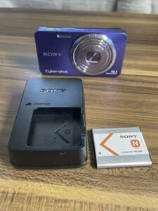 №97　SONY　ソニー　Cyber-shot　DSC-W570　パープル　【中古・美品】 