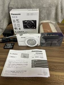 №94　Panasonic　パナソニック　LUMIX　DMC-SZ8　ホワイト　新品ケース付き　【未使用品】 