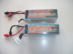 ☆Gens Ace 7S 25.9V 5000mah 60C リポ2本セット中古☆