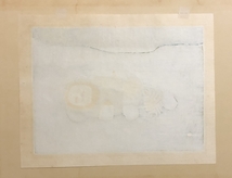 畦地梅太郎　木版画　「山湖のほとり」_画像3