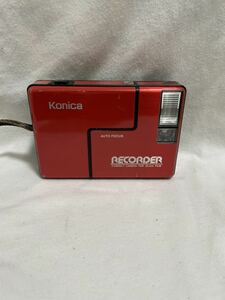 (22) Konica RECORDER COMPACT CAMERA 35mm FILM コニカ コンパクトフィルムカメラ コンパクトカメラ 