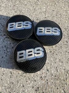 本物　BBS センターキャップ エンブレム 黒銀 文字 ホイールセンターキャップ 