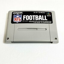 NFLフットボール　♪動作確認済♪５本まで同梱可♪　SFC　スーパーファミコン_画像1