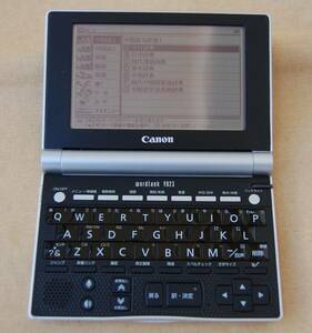 【即決】豊富な中国語コンテンツで中国語習得に最適 Canon wordtank V823 おおむね状態良好 送料230円~