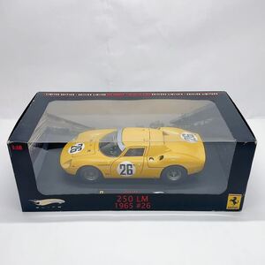 【K1】1/18 hotwheels ELITE FERRARI 250 LM 1965 #26 ルマン フェラーリ