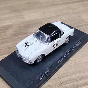 【S2】Detail Cars 1/43 ART. 207 ALFA ROMEO GIULIETTA 1960 SEBRING ディテールカーズ アルファロメオ ジュリエッタ