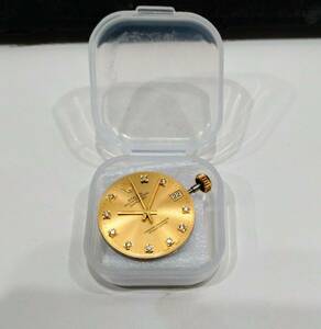 1円～現状 稼働品 ROLEX ロレックス Cal.2135 ムーブメント 10Pダイヤ ゴールド 文字盤 レディース デイトジャスト オイスター