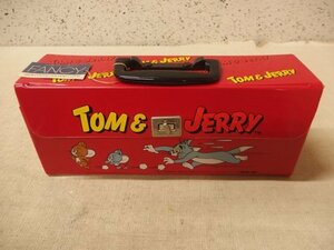 1230041a【JACK キャラクター ファンシーケース TOM&JERRY VC-150】昭和レトロ/ヤング産業/陵東工業/ジャック/トムとジェリー/中古品