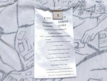 EMILIO PUCCI エミリオ・プッチ Turisti Fiorentini プリント Tシャツ 人柄 白 S 61RP25 ZEOPZEYM_画像8