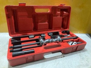 【1円スタート！美品】自動車板金 スライドハンマー 10LBS 9PCS DENT PULLER SET プーラー 自動車整備 特殊工具