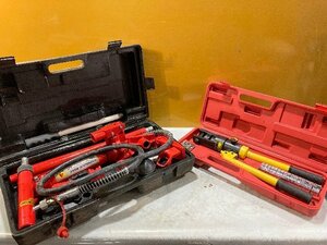 【1円スタート！】HYDRAULIC BODY-FRAME REPAIR KIT 4トン オイル漏れ有 / 手動油圧圧着工具 YQK-240A 動作良好 佐川着払い発送