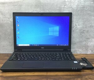 1円～ ●NEC VersaPro VK23T/X-U タイプVX / Core i5 6200U (2.30GHz) / メモリ 8GB / HDD 500GB / DVD / 15.6型 HD / Windows10 Pro 64bit