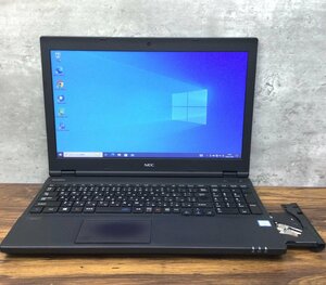 1円～ ●NEC VersaPro VK23T/X-U タイプVX / Core i5 6200U (2.30GHz) / メモリ 8GB / HDD 500GB / DVD / 15.6型 HD / Windows10 Pro 64bit