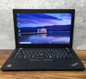 1円～ ●LENOVO ThinkPad A285 / Ryzen 5 PRO 2500U (2.00GHz) / メモリ 8GB / SSD 128GB / 12.5型 HD (1366×768) / Windows10 Pro 64bit