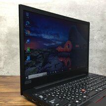 1円～ ●LENOVO THINKPAD E595 / Ryzen 5 3500U (2.10GHz) / メモリ 8GB / NVMe SSD 128GB / 15.6型 HD (1366×768) / Windows10 Pro 64bit_画像2