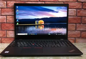 1円～ ●LENOVO THINKPAD T580 / Core i5 8350U (1.70GHz) / メモリ 8GB / SSD 256GB / 15.6型 フルHD (1920×1080) / Windows10 Pro 64bit