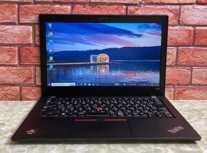 1円～ ●LENOVO ThinkPad A285 / Ryzen 5 PRO 2500U (2.00GHz) / メモリ 8GB / SSD 128GB / 12.5型 HD (1366×768) / Windows10 Pro 64bit