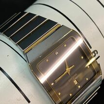 ELb955Y06 稼働品 RADO 腕時計 DIASTAR クォーツ ラドー ダイアスター_画像3