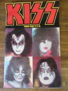  KISS キッス ワールド ツアー パンフレット WORLD TOUR '77＆'78 1977・1978年