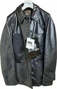 [ rare unused goods ]COMME des GARCONS eYeJUNYA WATANABE MAN x VANSON I Junya Watanabe man X Vanson collaboration leather jacket (S)