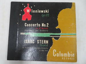 K00042189/□12インチSP3枚組/アイザック・スターン「Wieniawski Op.22 / Concerto No.2 in DMinor」