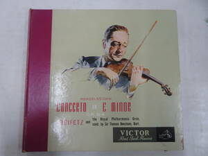 K00042190/□12インチSP3枚組/ヤッシャ・ハイフェッツ「Mendelssohn:Concert In E Minor Op.64」