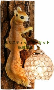 高級感満載 独特★りす/ねずみ/動物/ぎんいろ/壁掛け照明 壁掛け灯 インテリア照明 壁掛け灯