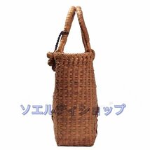 新入荷☆手作り 山葡萄かごバッグ 手編み 山葡萄籠バッグ バスケット籐かご_画像4