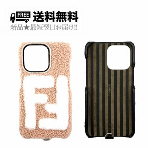 K430-PK.. FENDI フェンディ iPhone 13 Pro ケース FF ロゴ イタリア製 7AS107AL9YF1J47 新品 ★ ピンク