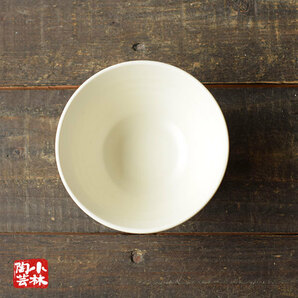 食器 アウトレット 白刷毛 ライスボウル ご飯茶碗 大の画像4