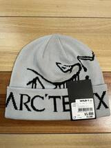 送料無料　ARC'TERYX アークテリクス バードワードトーク アークテリクス ビーニー グレー 黒　ニットキャップ ニット帽 Atom _画像1