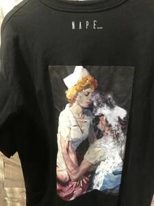 NAPE＿ ネイプ バックプリントTシャツ 1012-HS サイズ4 ブラック　FK