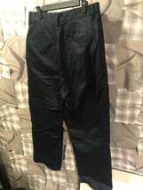 UNIVERSAL PRODUCTS ユニバーサルプロダクツ 2 TUCK WIDE CHINO PANTS チノパンツ 191-60507 サイズ2 ネイビー　FK_画像2