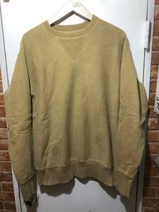 A.PRESSE アプレッセ 22FW Vintage Sweatshirt スウェット 22AAP-05-04M サイズ2 ゴールド　FK