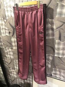 NEEDLES ニードルズ TRACK PANT - POLY SMOOTH トラックパンツ MR286 サイズS ピンク　FK