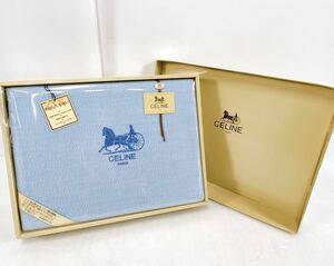 ☆未使用/保管品☆ CELINE セリーヌ 140×240㎝ ウインターシーツ 寝具 西川産業 丸洗いOK