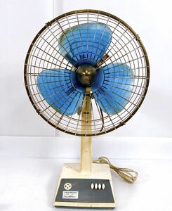 ★希少！レトロ扇風機★ 富士電機 金属製ボディ FTC3064 羽根径30㎝ 昭和レトロ ビンテージ レトロ家電 コレクション 当時物【動作確認済】