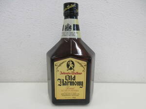 未開栓　Johnnie Walker　Old Harmony　ジョニーウォーカー　オールドハーモニー　スコッチウイスキー　750ml　43%　古酒