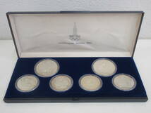 1980年　モスクワオリンピック　記念メダル　銀貨　6枚セット　記念コイン　ケース付　記念貨幣　記念硬貨_画像1