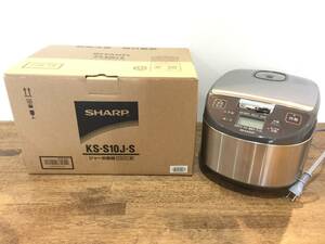 2312707 シャープ 炊飯器 KS-S10J-S 5.5合炊き シルバー系カラー 中古