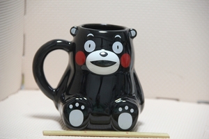 陶器製 くまモン ダイカット マグカップ 検索 2010 熊本県 ゆるキャラ キャラクター マグ コップ グッズ
