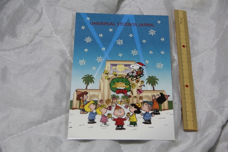 Postales navideñas de Snoopy de USJ Postales Charlie Sally Lucy SNOOPY Peanuts Universal Studios Japan Goods, juguetes de personajes, snoopy, Miseria, otros