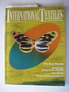 洋書 International Textiles(インターナショナル テキスタイルズ) INFOMATION AND INSPIRATION No.746 SEPTEMBER 1993/
