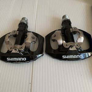 ■中古■SHIMANO シマノ PD-A530 ビンディングペダル ブラック　ペダル　左右セット ロードバイク　アクセサリー　自転車 W00309