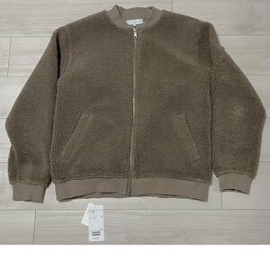 ★送料無料★美品 B:MING by BEAMS ビームス ボアフリースジャケッット キャメル メンズM★MA-1タイプ