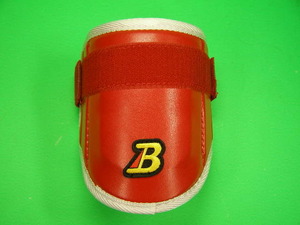 be Luger doBELGARD elbow guard red × white worn AL710 size adjustment possibility right strike person for left strike person for combined use arm guard elbow single 