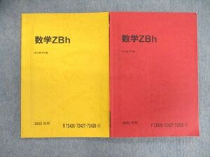 VN01-033 駿台 国公立大学理系 数学ZBh テキスト通年セット 2022 計2冊 18S0C