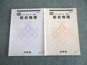 VO01-040 河合塾 総合物理 テキスト通年セット 状態良品 2021 計2冊 07s0B